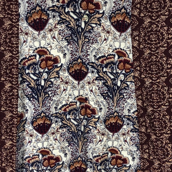 Charlotte Russe Shirt Womens Large Boho Floral Crochet Long Sleeve Top Blouse - Picture 4 of 10